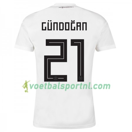 Duitsland Gundogan 21 Thuis Shirt WK voetbal 2018